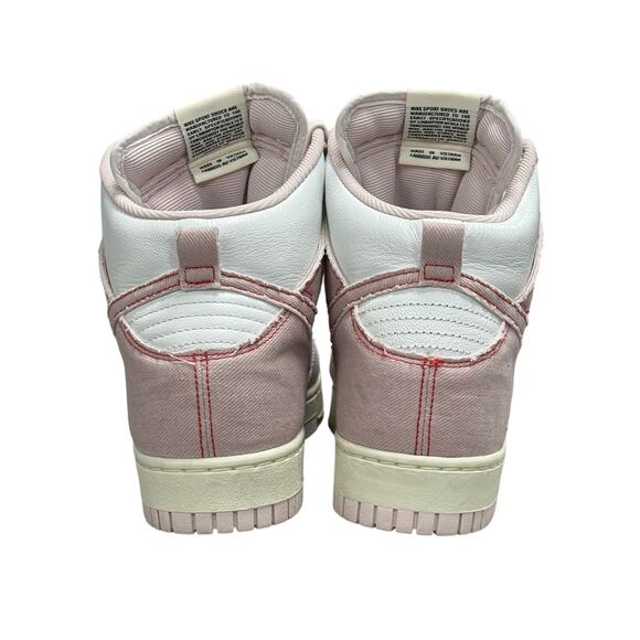 Nike Dunk High Vintage 1985 Barely Rose and White EUC main image 4